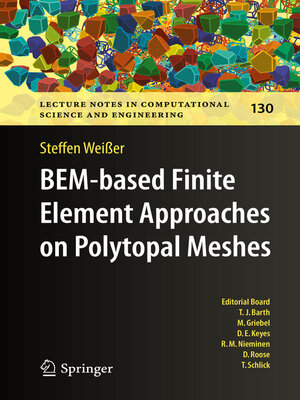 cover image of BEM-based Finite Element Approaches on Polytopal Meshes